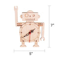 Robot Clock DIY Kit, Educational STEM Toy